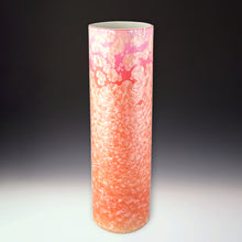  620 Cylinder Vase Tangerine White