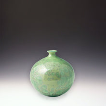  Spout Vase Patina Green